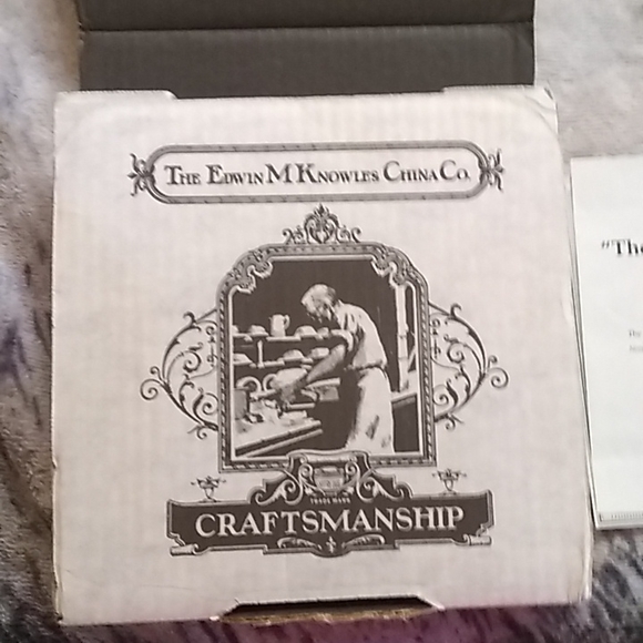 Norman Rockwell Limited Edition numbered plate by the Knowles Fine China company - Picture 6 of 7